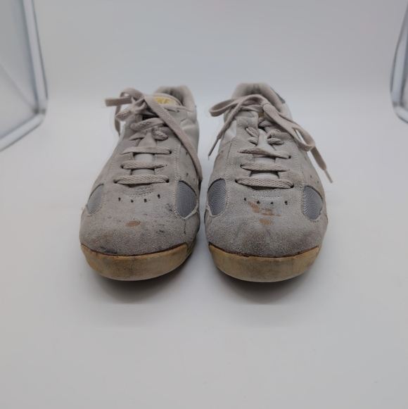 1980s Nike Sz 9 Gray White Waffle Running Shoes 9 870608 S - Picture 2 of 10